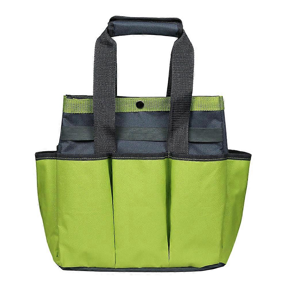 Multi-Functional Gardening Storage Bag Heavy-Duty Tool Organizer Green 30X15CM 1Set