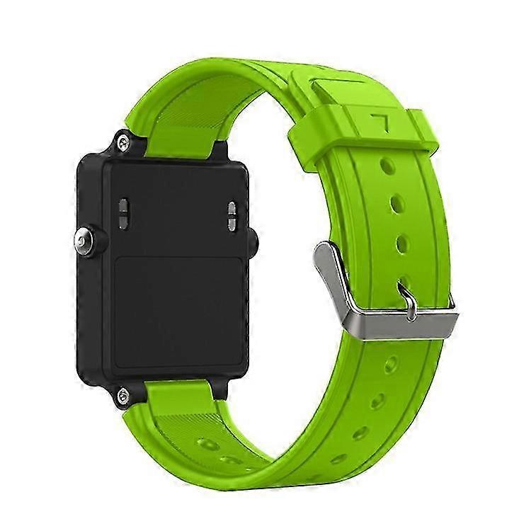 Silicone Smart Watch Band Replacement Strap for Compatible Devices - Green