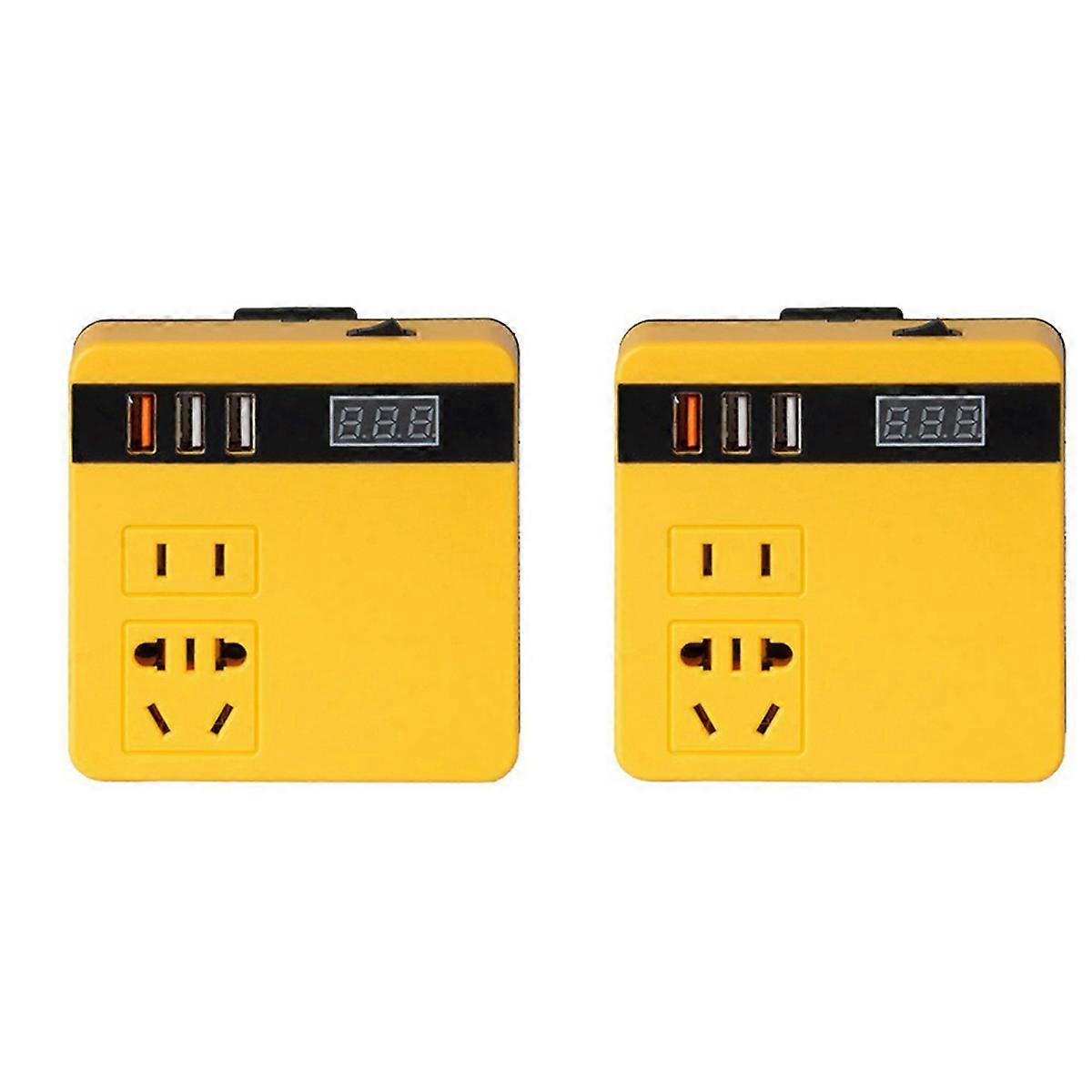 DC 18V To 220V Inverter Adapter Power For 18V 20V Battery