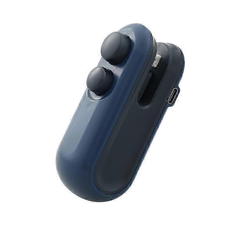 Mini scelleuse de sacs à collations, scelleuse thermique de sac rechargeable 2 en 1 avec cutter pour puce, refermoir de sacs en plastique gardant les aliments frais, petite machine à sceller avec un C