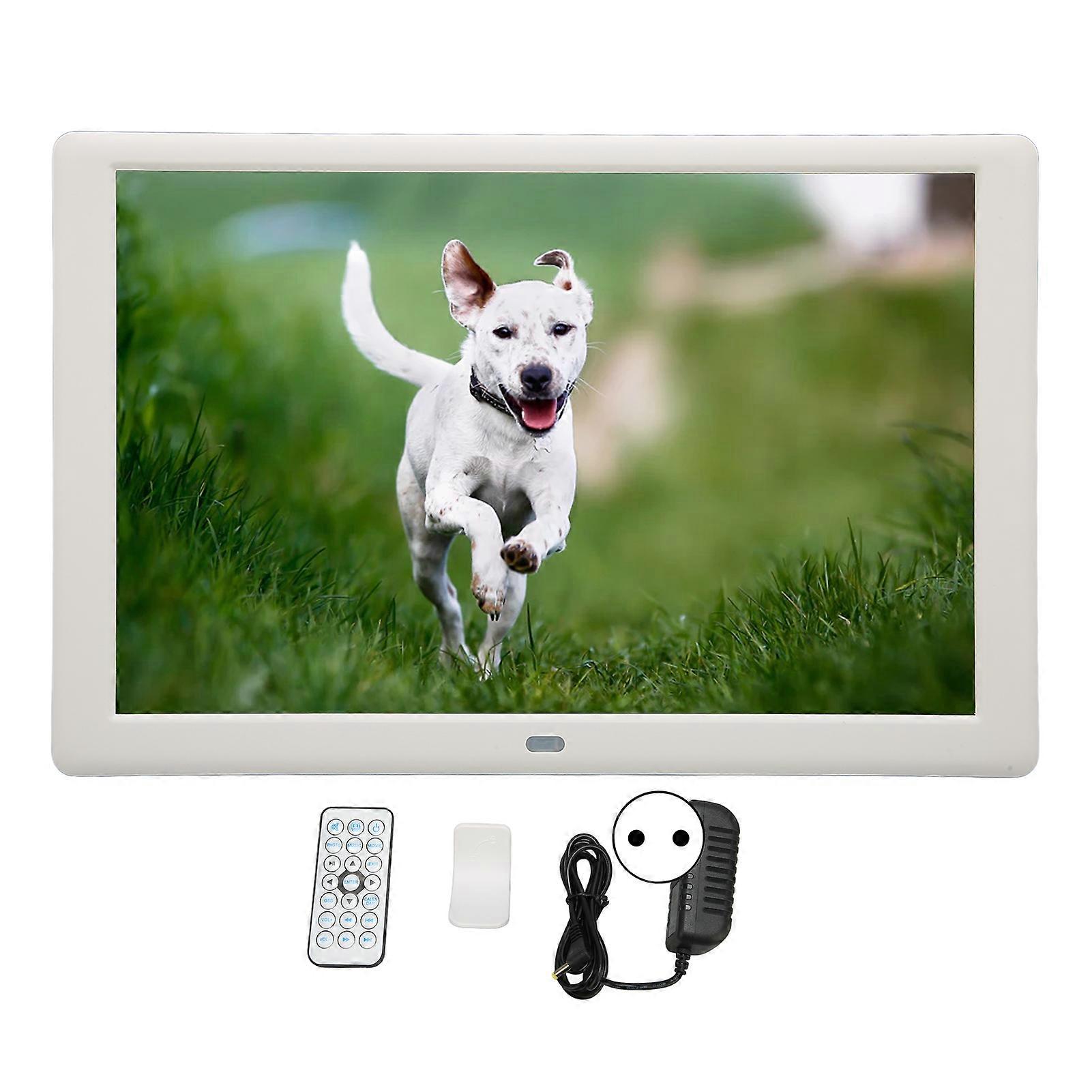 Multifunctional Digital Photo Frame with 10.1 inch HD IPS Screen, Support Slideshow, EU Plug 100-240V