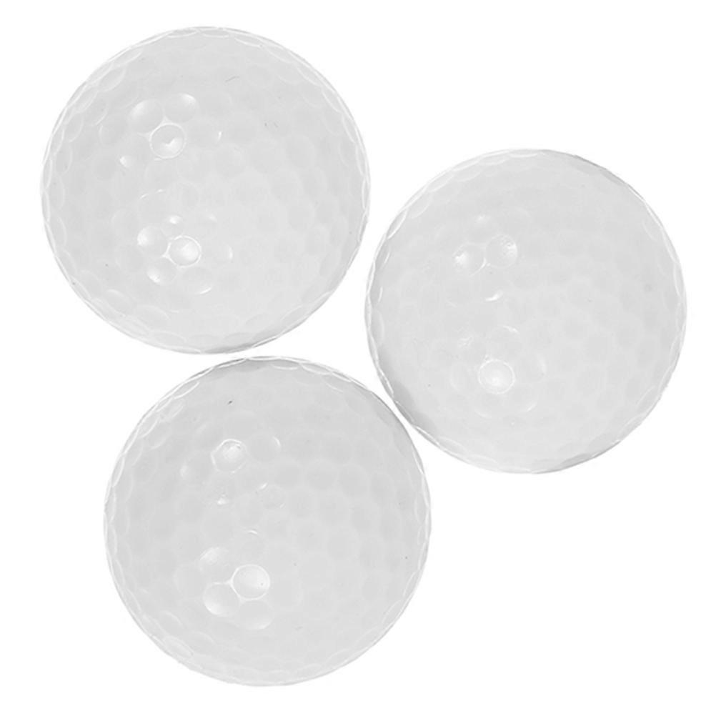 Practice Golf Balls For Men And Women Suitable For Backyard And Driving Range Training 4.26X4.26X4.26CM 3Pack