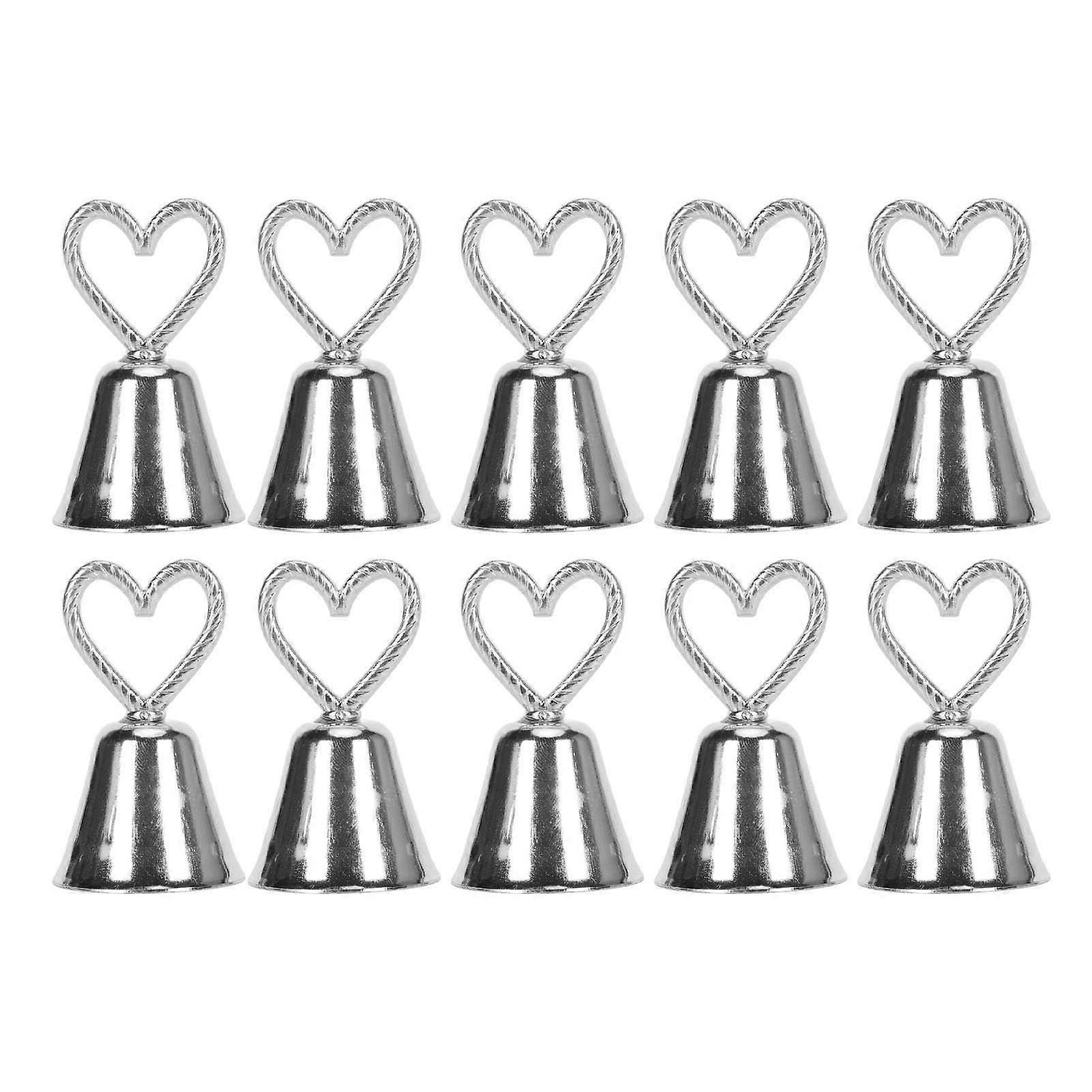 Clock-Shaped Table Number Holders 10-Pack, Rust-Resistant for Hotel Restaurants