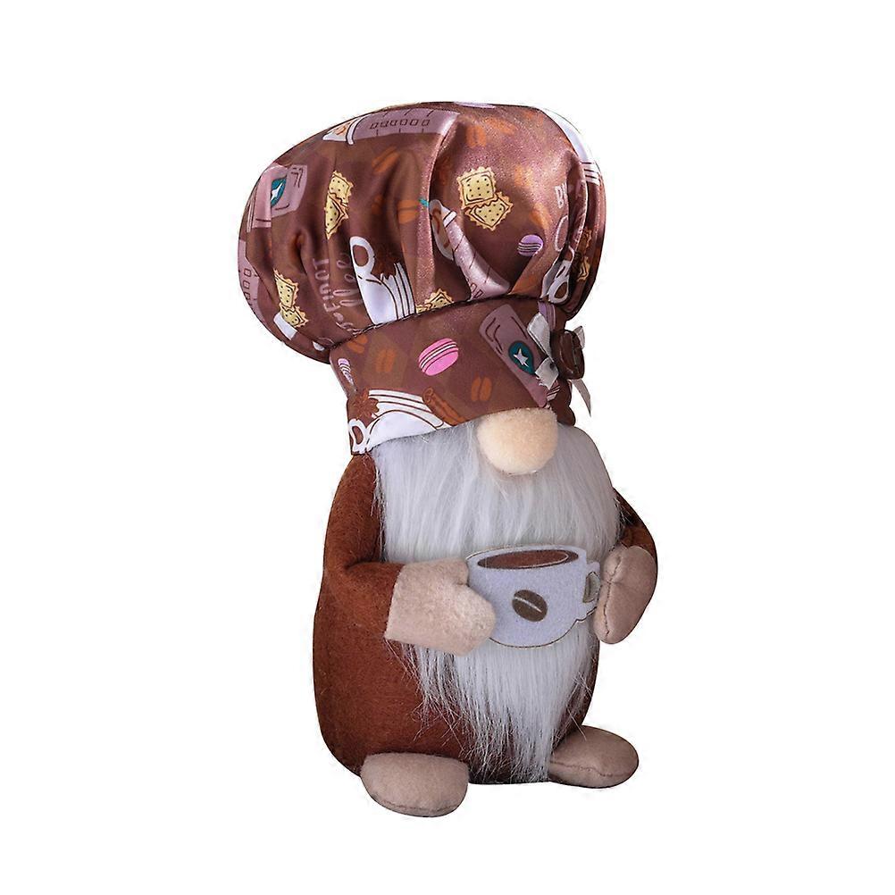 Cafe Decorations Gnome Doll Office Decor 5.11x3.93x8.25in Design 1Set