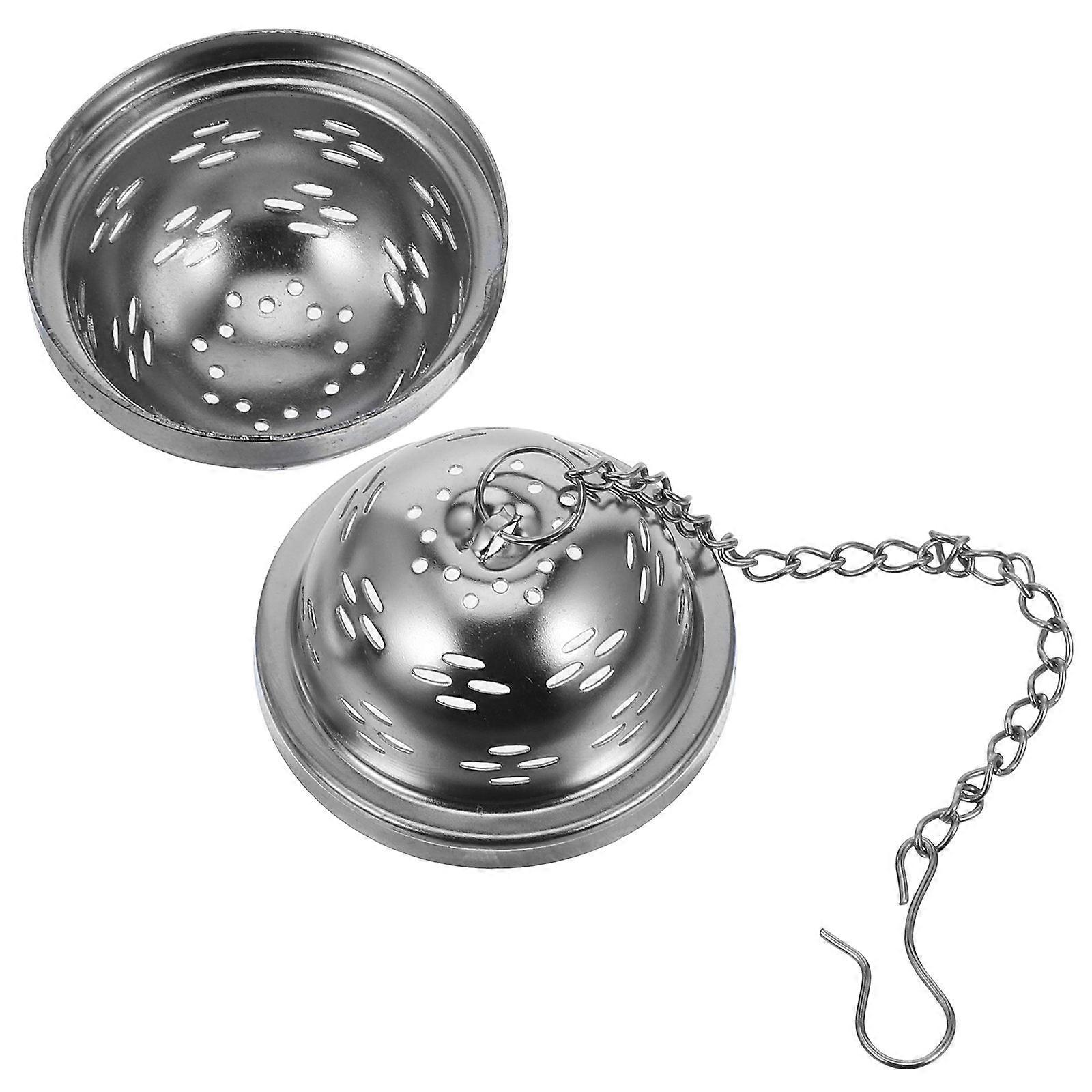 Suppe krydderi filter rustfrit stål te si infuser krydderier filter kugle 4,2 cm brygning 1 sæt
