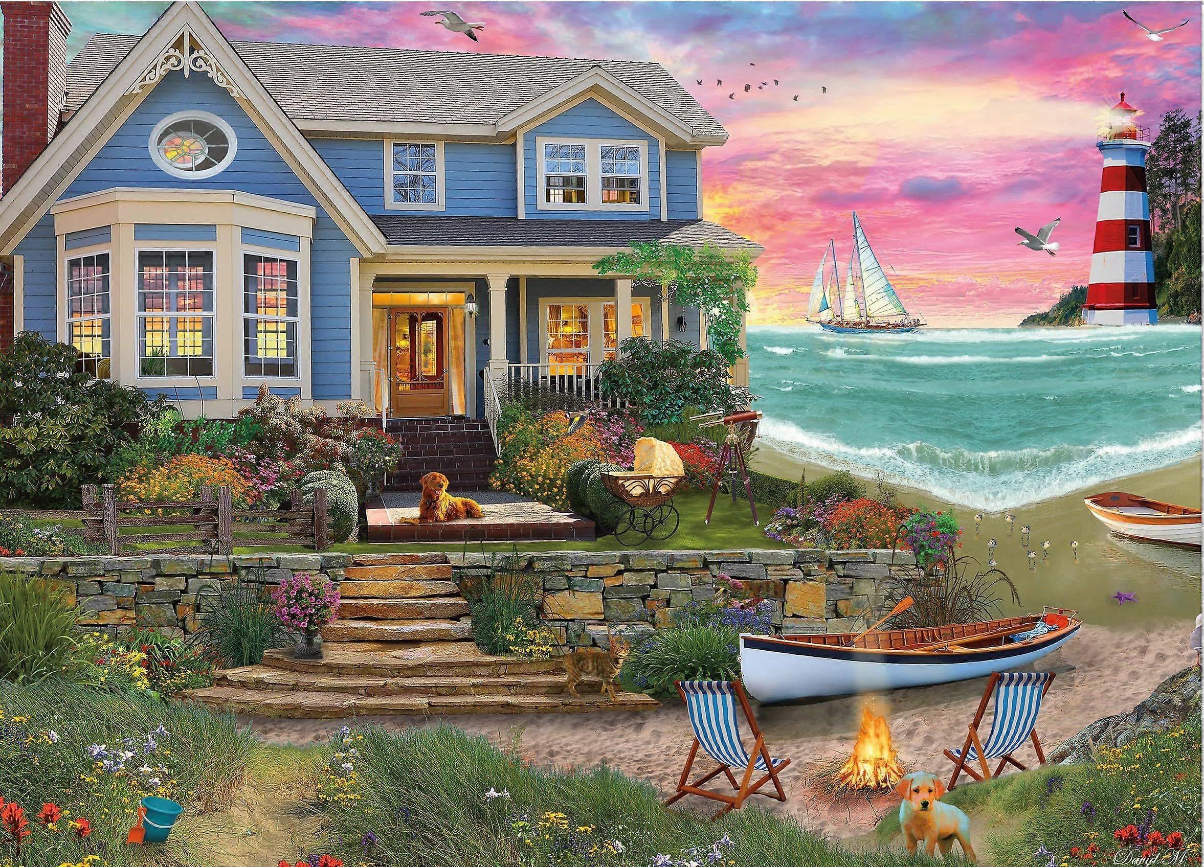 Heart Beach - 1000 bitars pussel