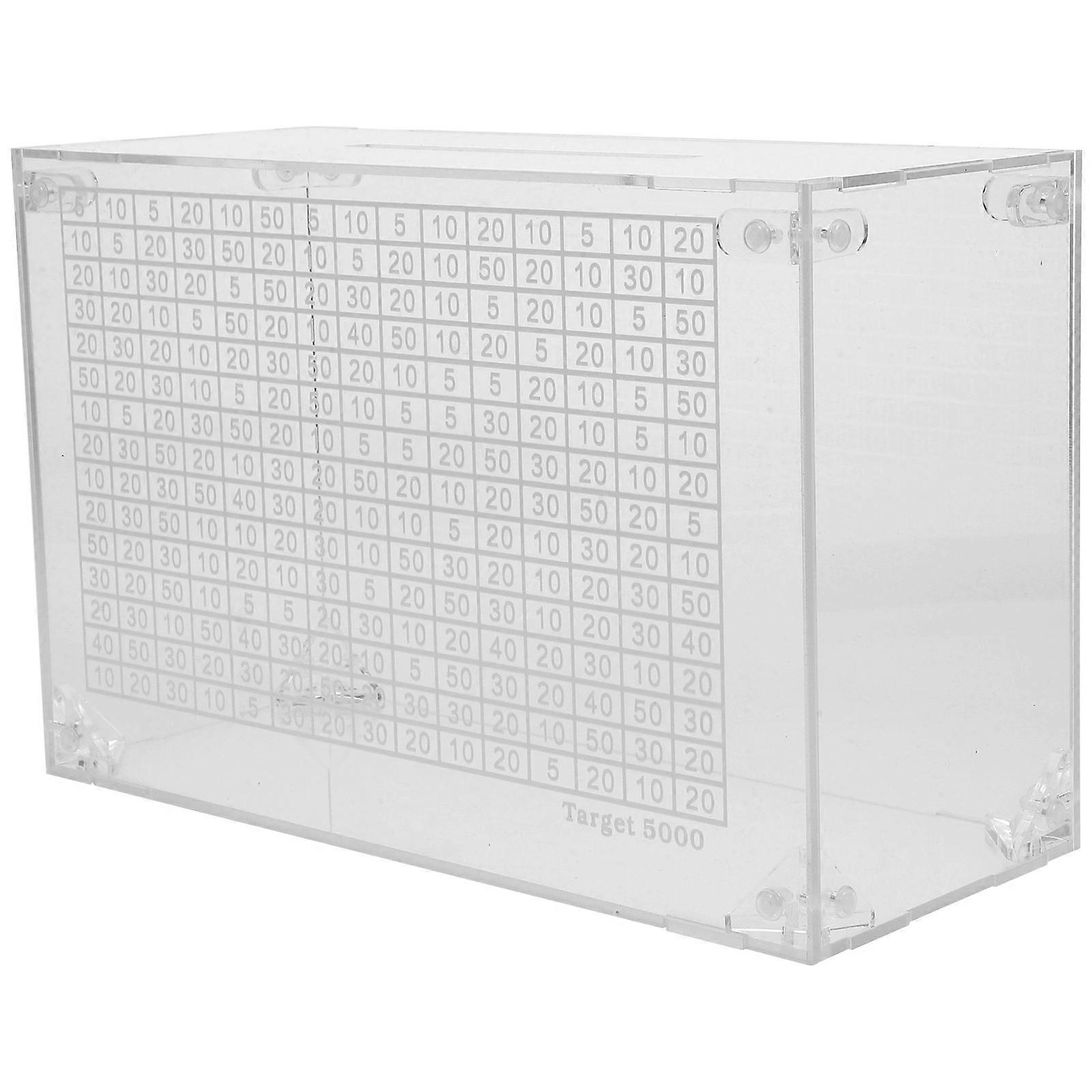 Money Saving Bank Desktop Coin Container Easy to Style 1Pack