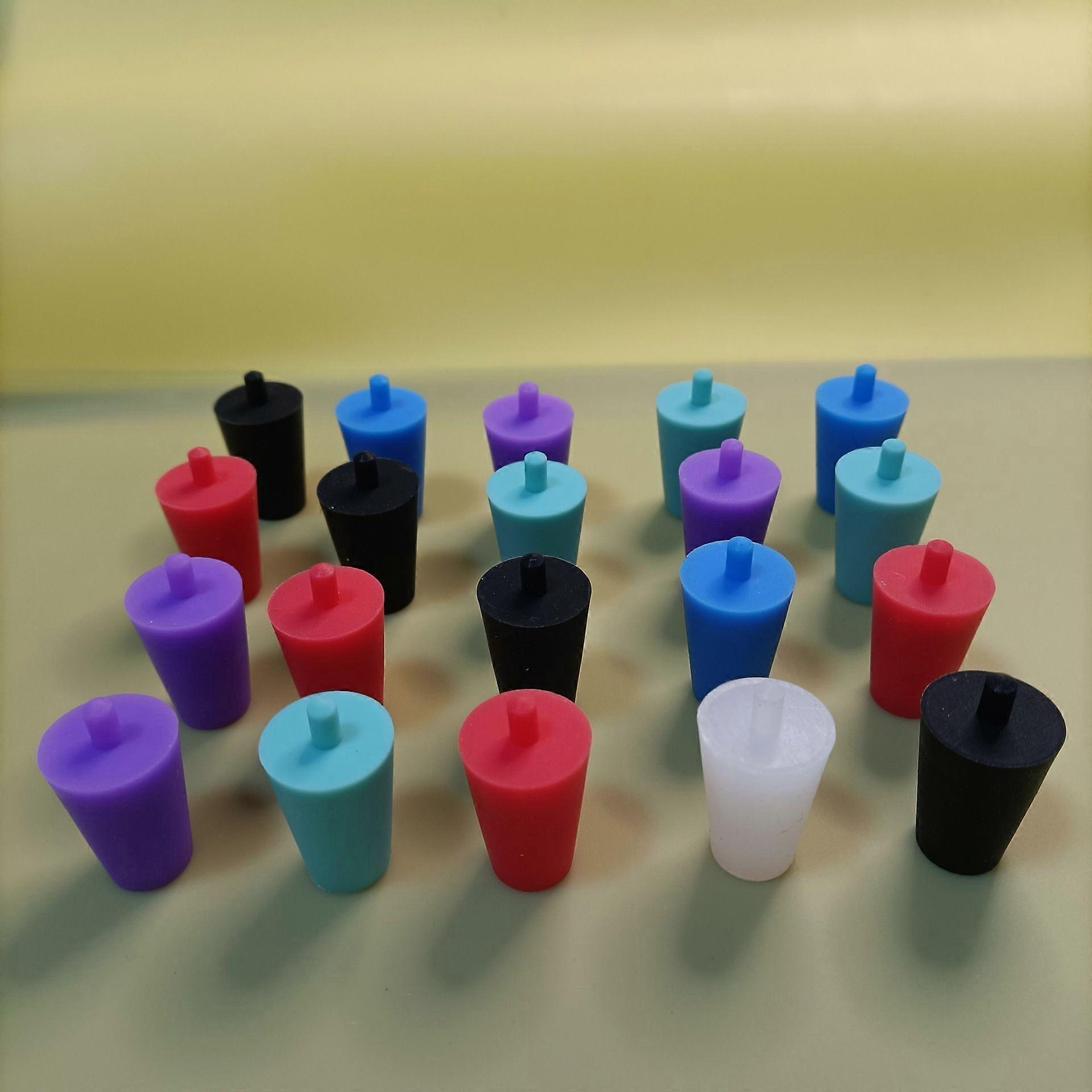 60pcs Silicone Seal Plug: High Temp Stoppers For Coating Hole Painting Protection Silicone Stopper Hydro Dipping Media Assorted Color