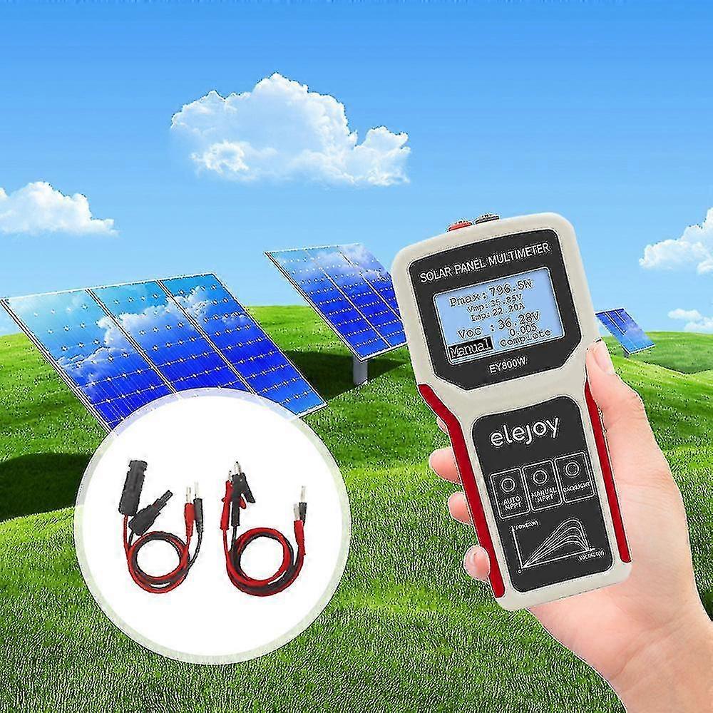 Photovoltaic Panel Multimeter Auto/ Manual Mppt Detection Solar Panel Mppt Tester With Lcd Backlight
