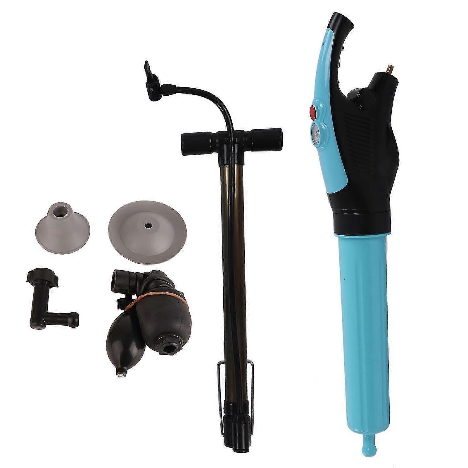 Toilet Plunger Drain Unblocking Tool Set Kit for Kitchen and Bathroom