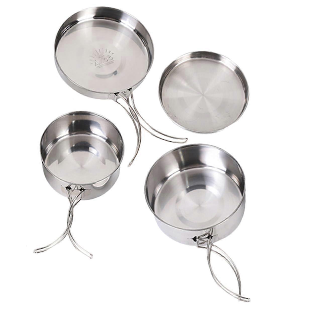 Camping Cookware Set Outdoor Cooking Set for Camping Grilling and HighQuality Pots and Pans for Versatile Applications