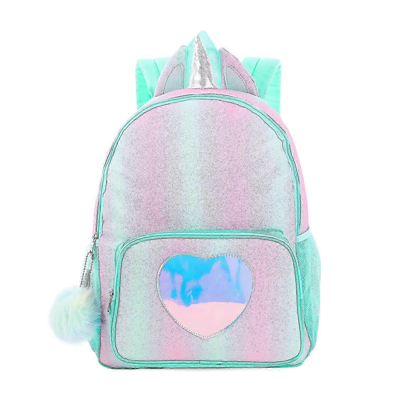 Rainbow Unicorn Large Capacity Children's Backpack for Girls