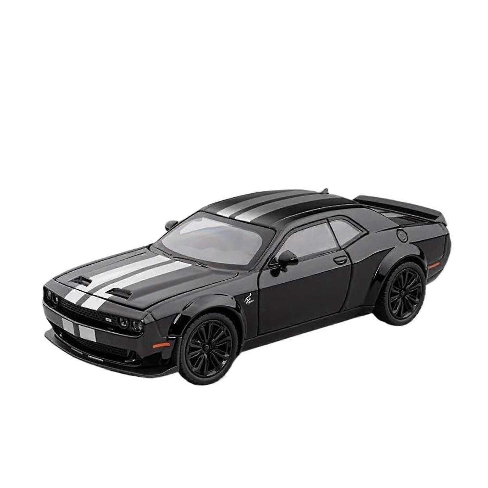 Model Car 1:24 Scale Die-Cast Metal Alloy Sports Vehicle with Sound and Light Features