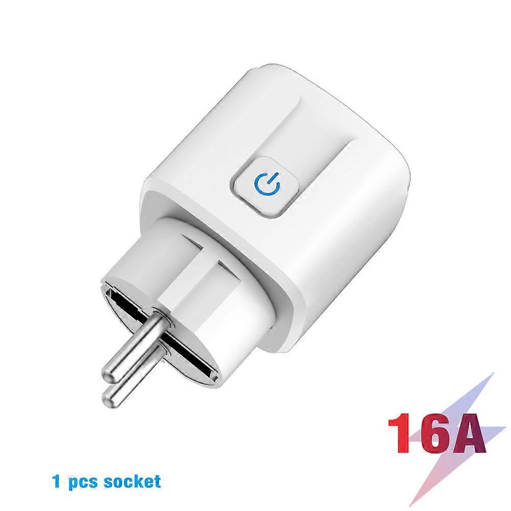 Smart EU Plug 16A with Homekit/Alexa/Google Voice Control WiFi Remote Timer Energy Meter