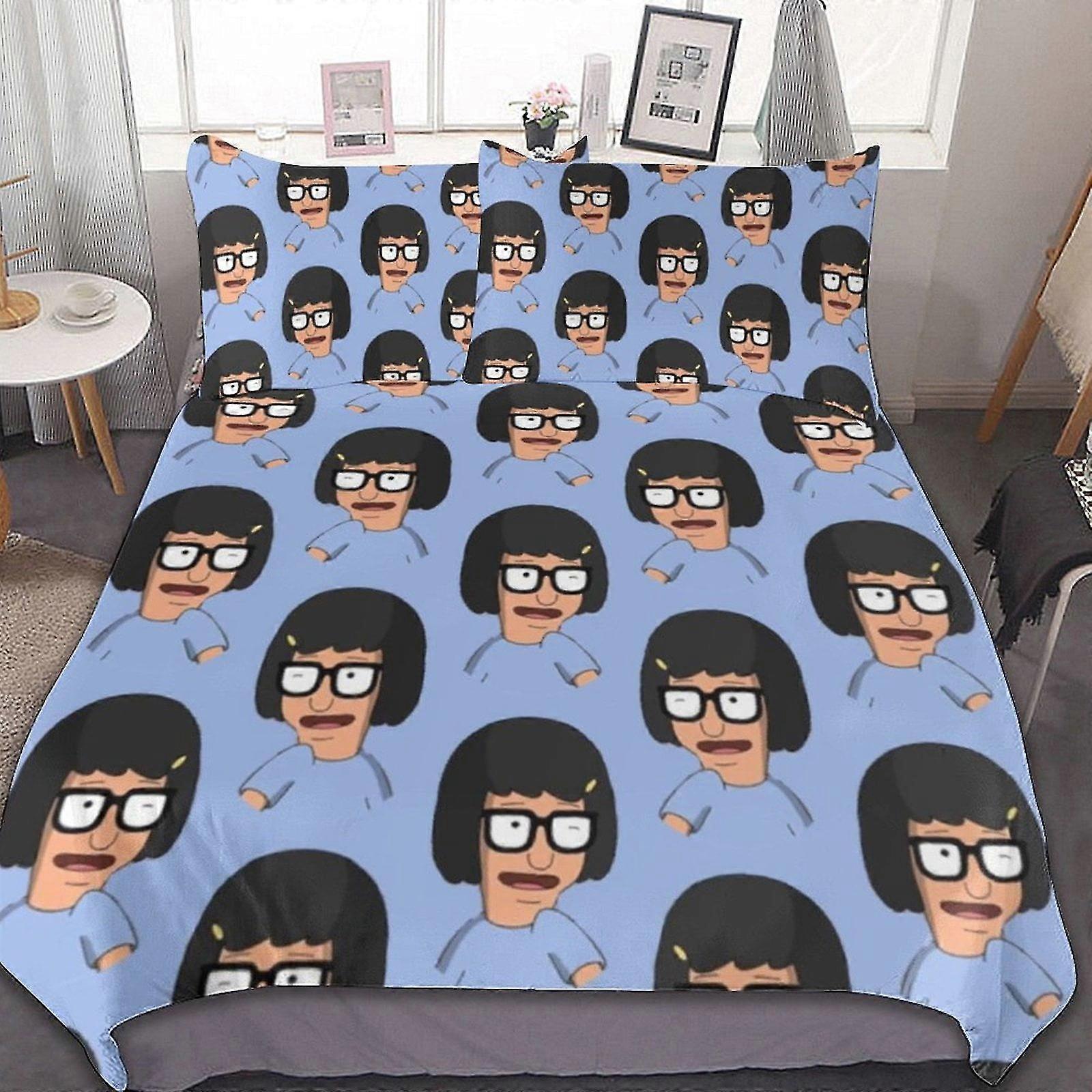 3 Pcs Bed Sheets Set for Certain Brand, Breathable Duvet Cover with 2 Pillow Shams, Soft All Seasons Bedding Set