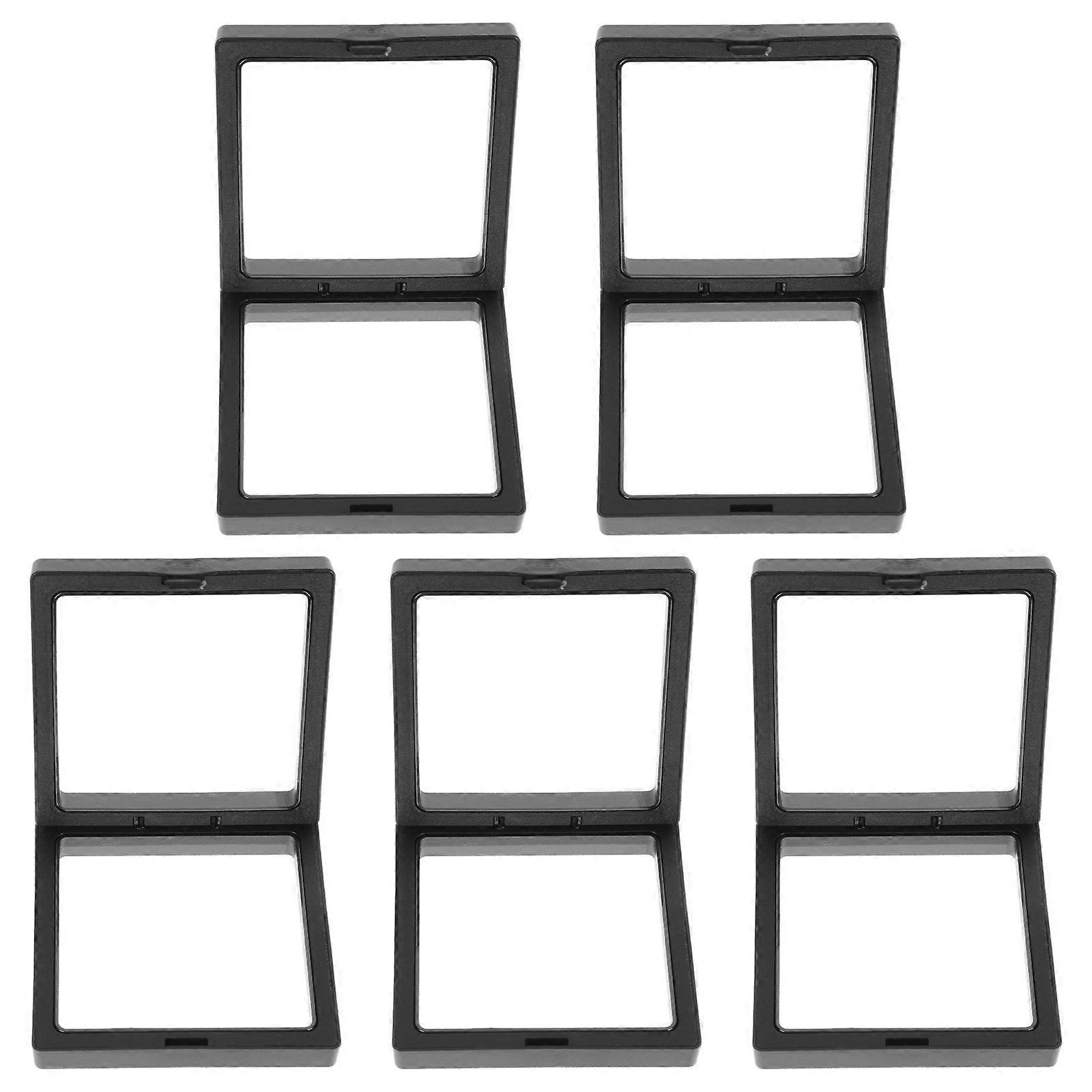 5Pcs Nail Storage Case Plastic Container for Art Pieces Organizer