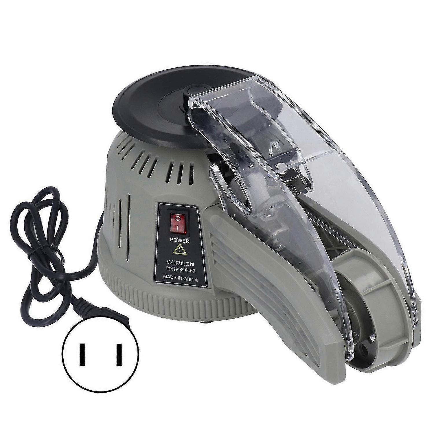 JAXUDA Electric Tape Cutting Machine Manual Automatic Tape Dispenser Rotary Disc Type US Plug 110V