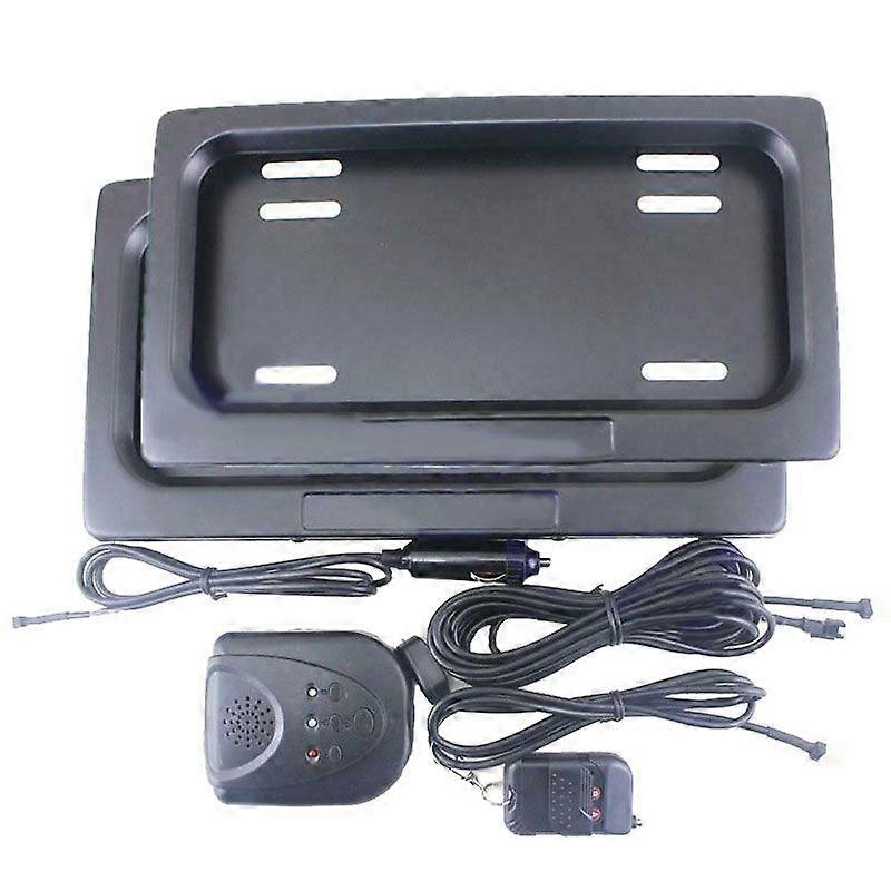 Roller Blind Dual-brand Energy Vehicle License Plate Frame Dual-Brand License Plate Frame