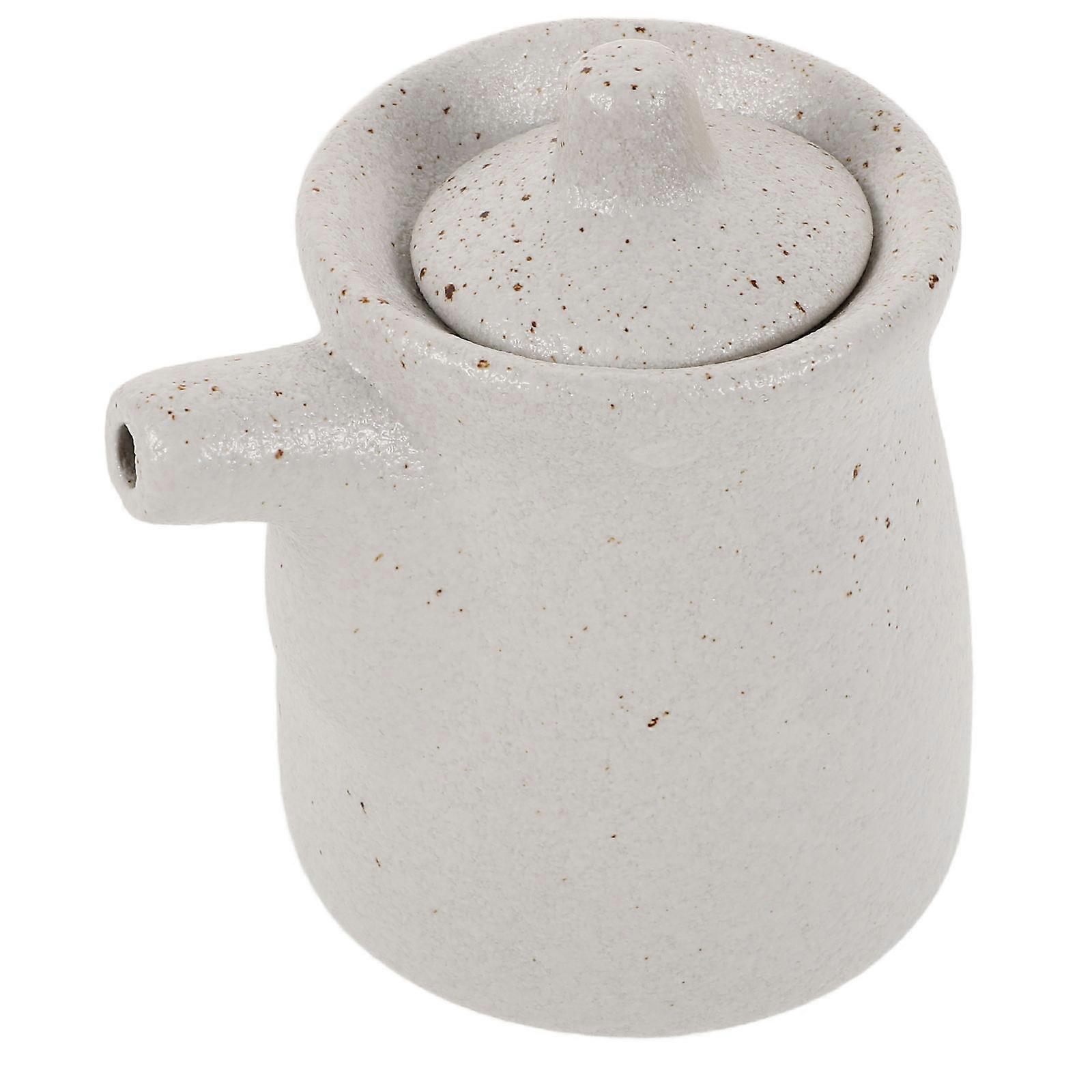 Ceramic Oil Vinegar Dispenser Set Condiment Bottle Kitchenware Distinctive Shape 1Pcs