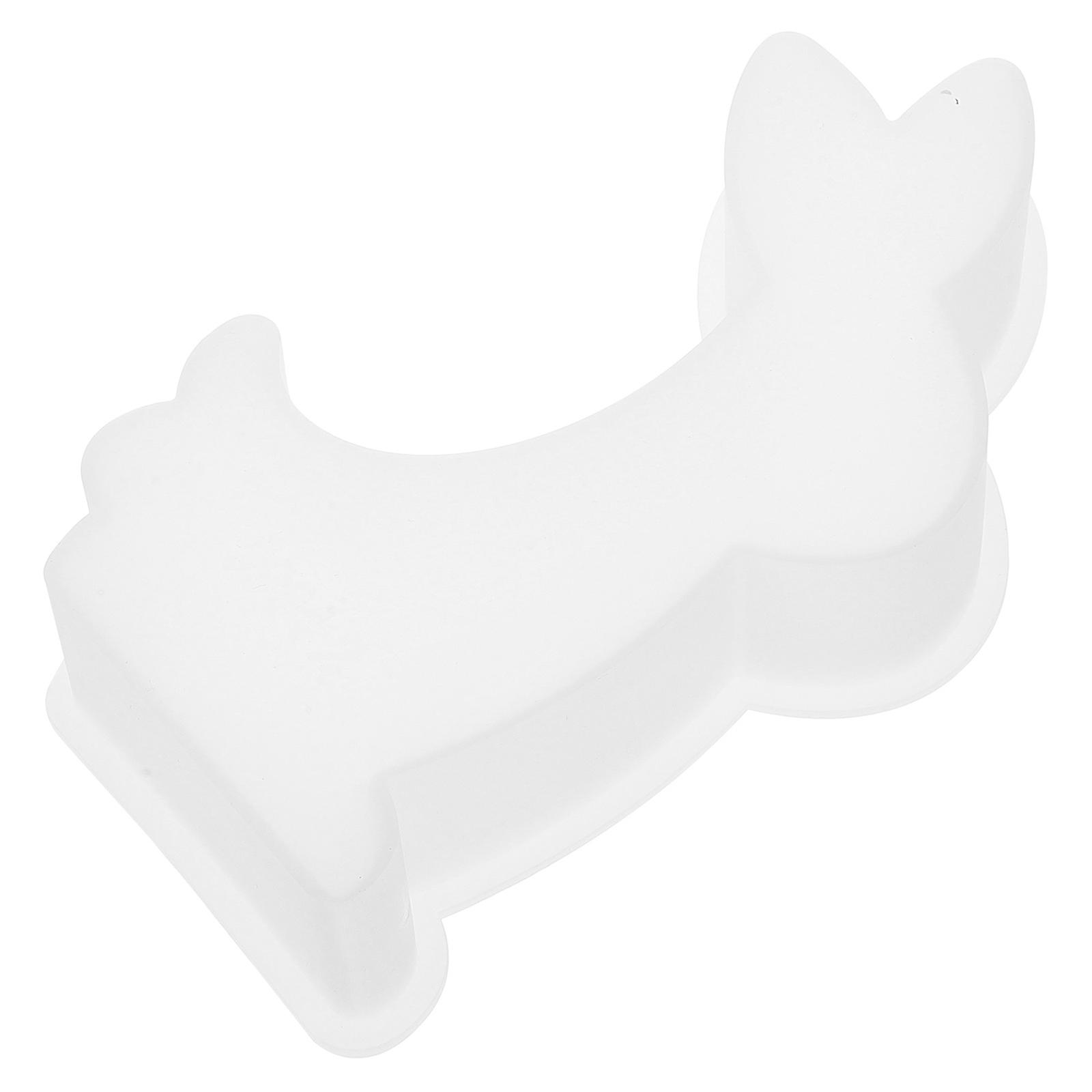 Silicone Rabbit Mold Shape Casting Craft Making Safe Flexible Practical 1Set