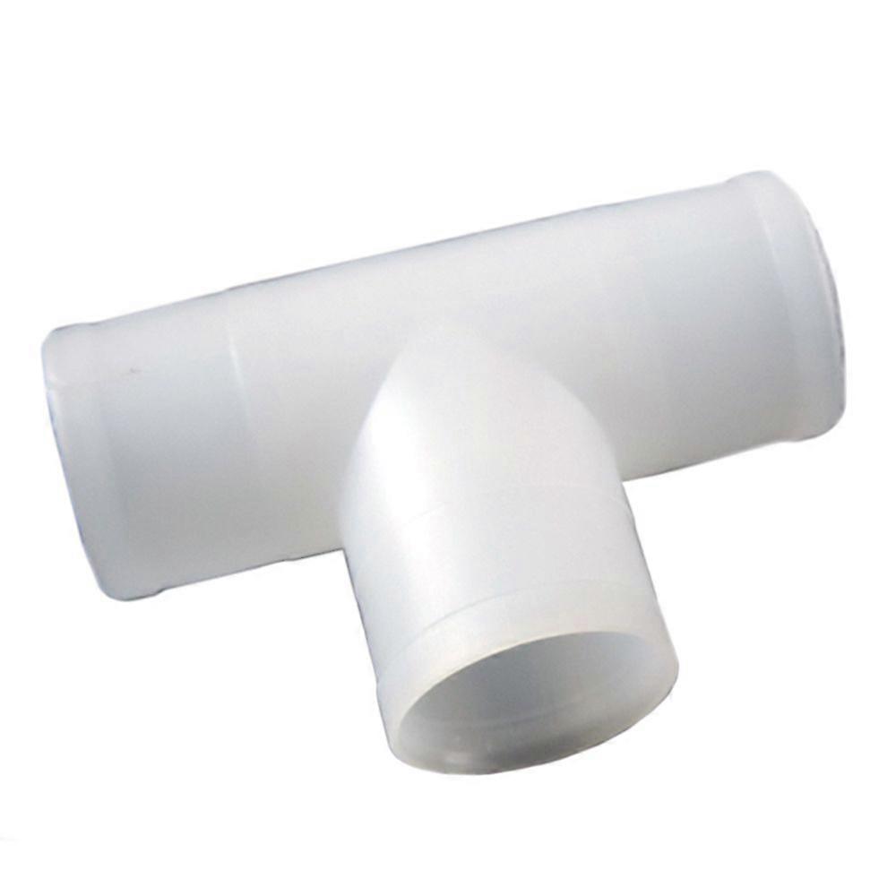 100pcs Poulet Accessoires 25mm PVC 6cm Tee Staight Bend