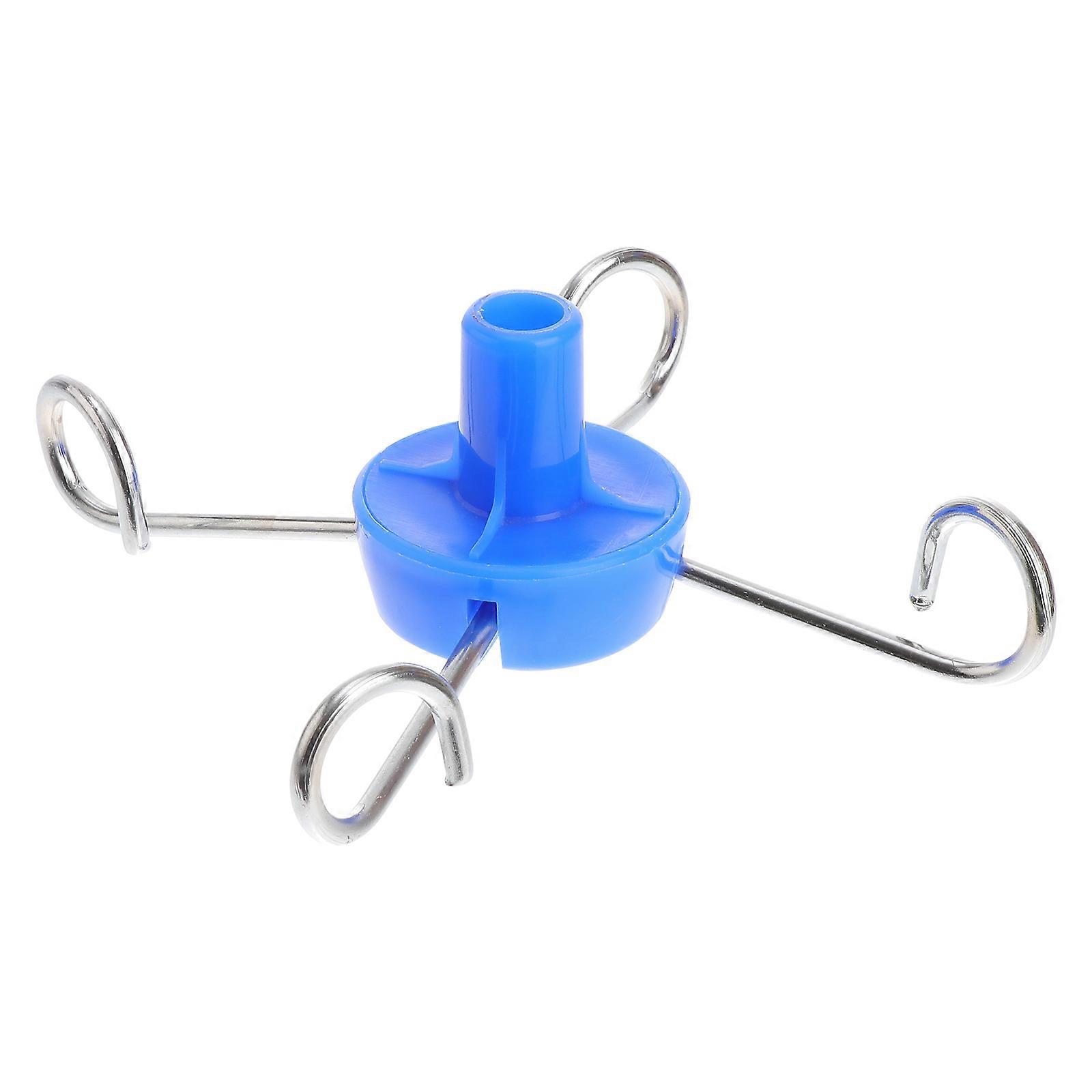 Vertical Bottle Rack Portable Hook for Use Blue Color 13.00X6.50X5.50CM 1Pack