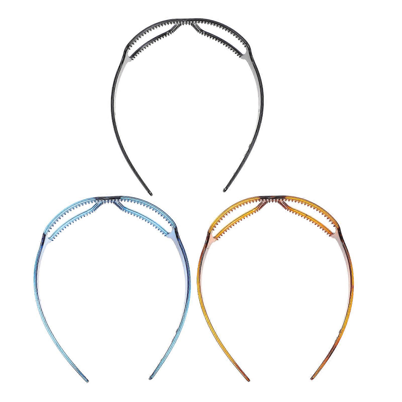 Creative Glasses Headbands for Females Durable Hairbands with Assorted Color One Size Fits Most