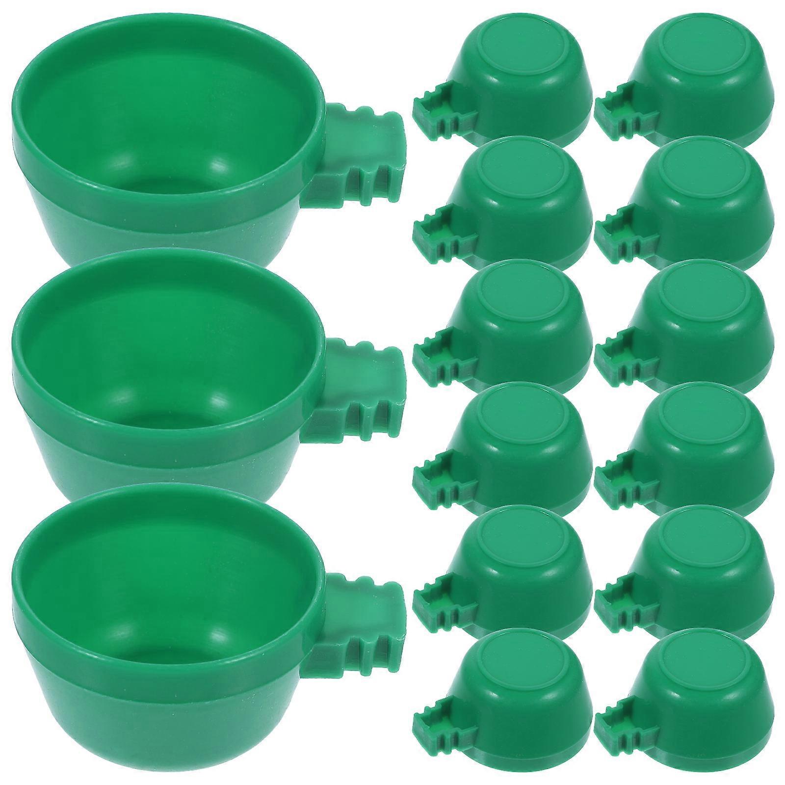 25 قطعة موزع طعام الطيور وحدة تغذية المياه وعاء معلق متعدد الوظائف للببغاوات والكوكاتيل والحمام والمزيد - تصميم سهل التغذية