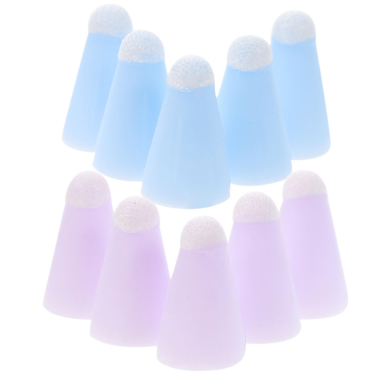 Fiber Cover For Stylus Pen Friction Reduction For Students Writing Clear 10Pcs