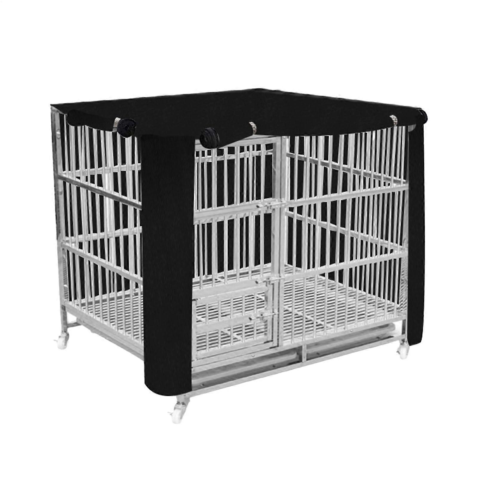 Medium Dog Crate Cover - Weather-Resistant Pet Kennel Protector, Adjustable Size 35 x 28 x 3 cm for Indoor Outdoor Use