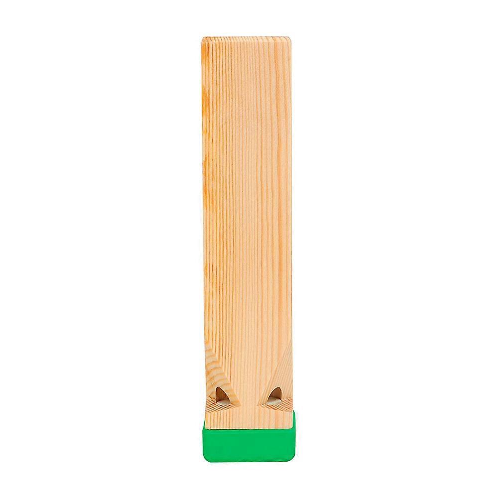 Orff Music Preschool Toy Train Whistle Solid Wood 2pcs Train Whistles Assorted Colors