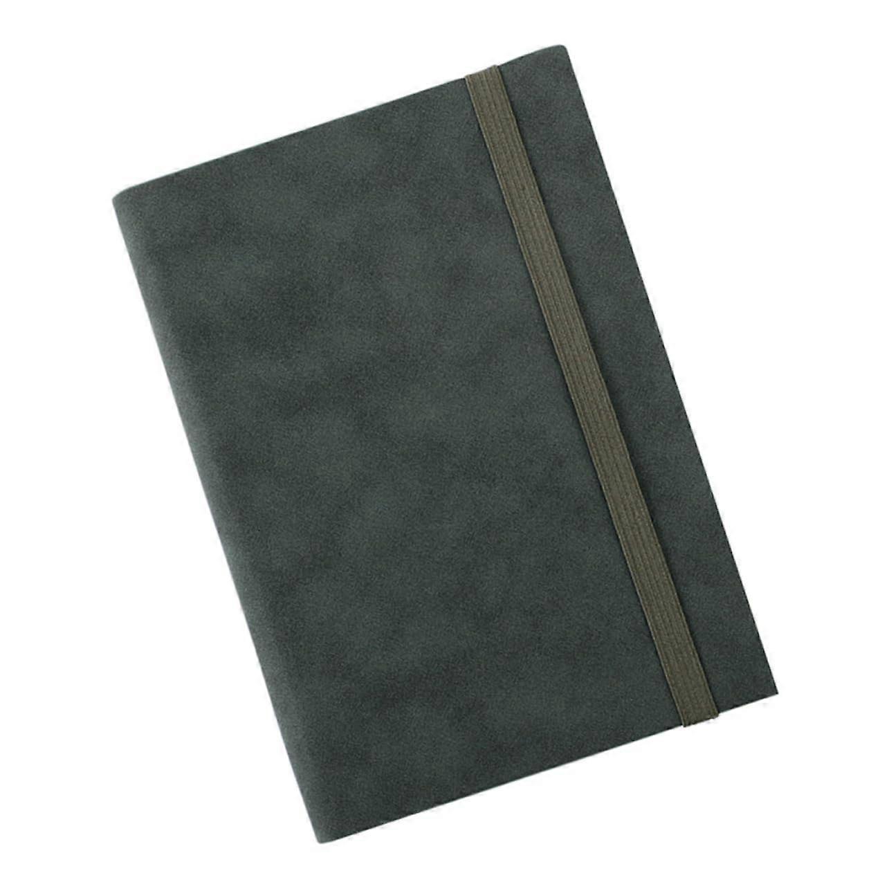 A5 Vintage Soft Cover Notebook Dark Green for Students, Office, and School - Simple Writing Notepad for Notes and Planning
