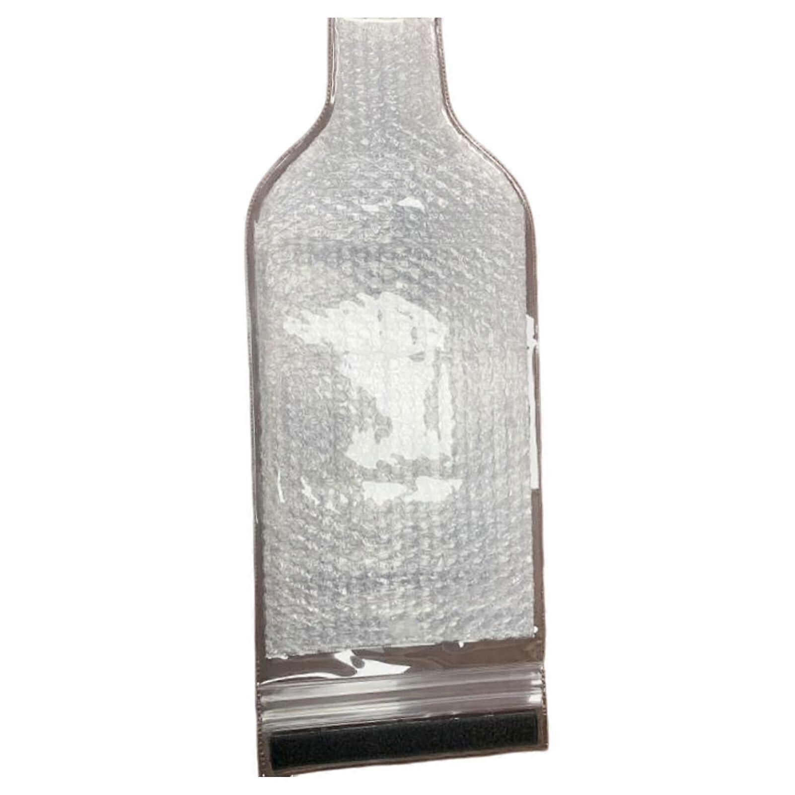 Shockproof Red Wine Bubble Bag For Safe Transport Champagne PVC Bottle