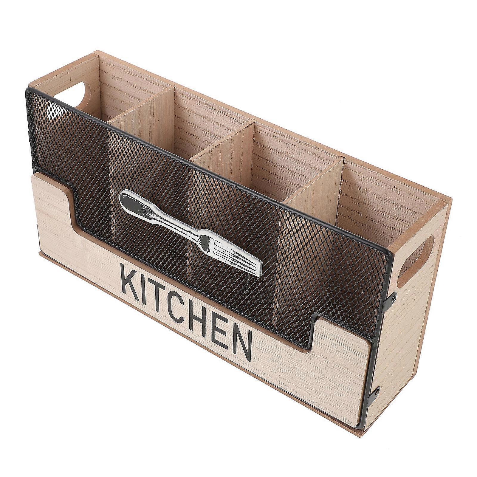 Chopsticks Storage Holder Countertop Cutlery Box Multi Color 29.5x7.5x15cm Size Tableware Organization For Household Users 1Pack