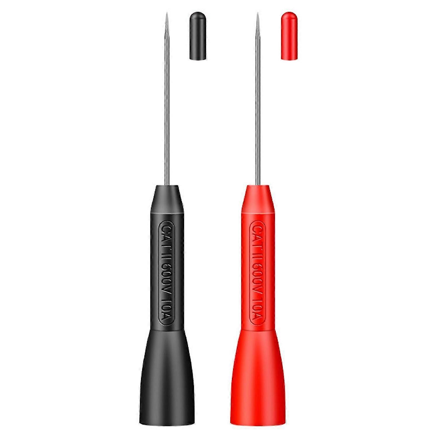 2X Multimeter Testing Lead Extention Back Probes Sharp Needle Micro