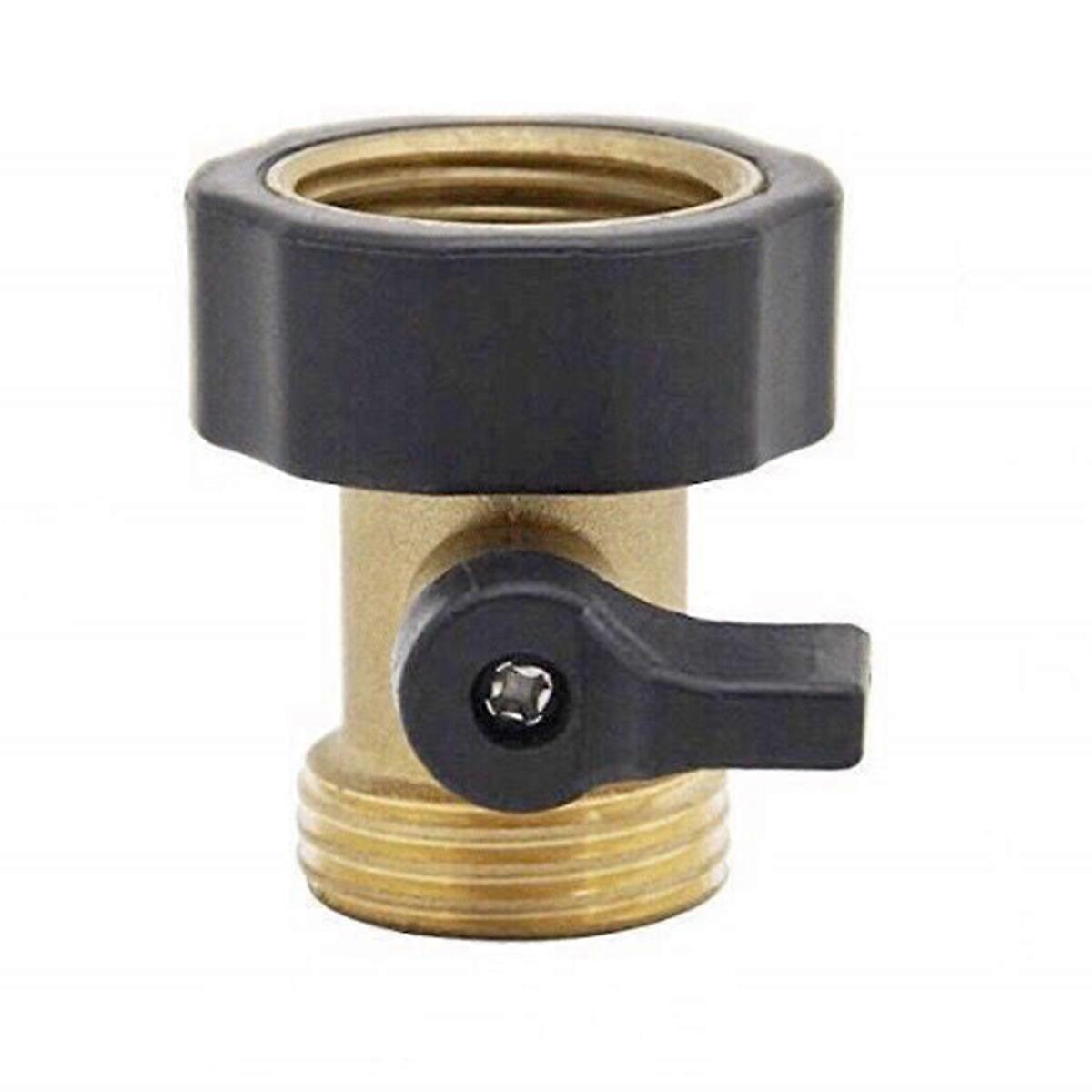 Heavy Duty Connector Solid Brass Hose Coupling For With Water Tight Seal 2Pcs
