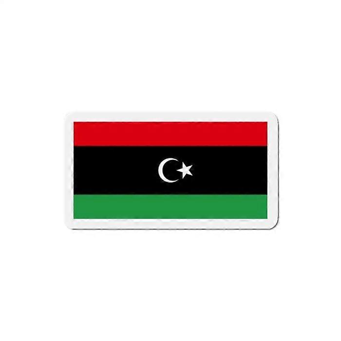 Libya Flag Magnet - Multicolor - 9 cm - 50 pieces - Synthetic resin - Mixed