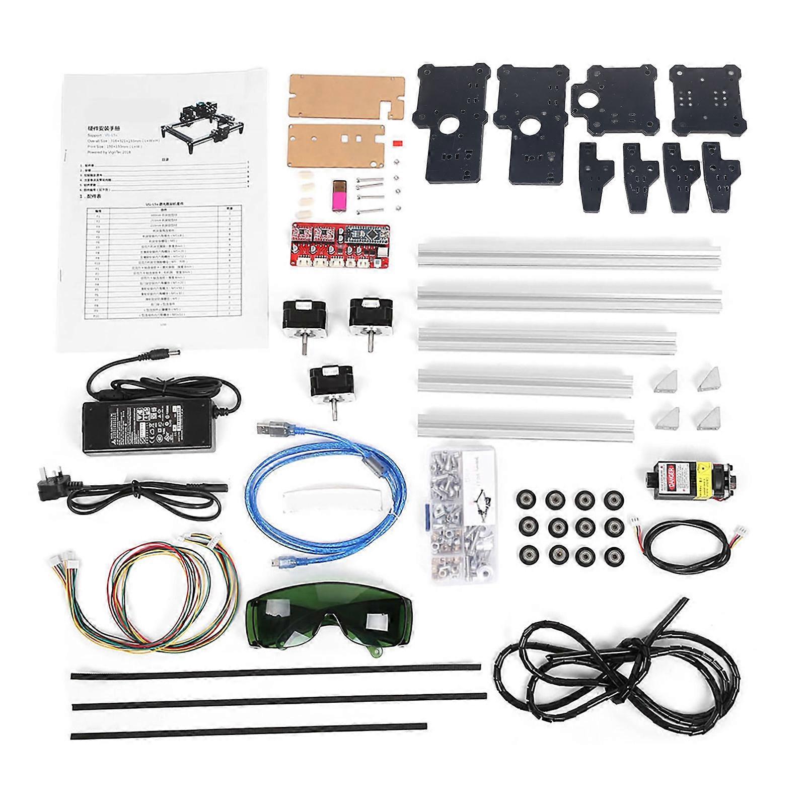 DIY Desktop Laser Engraving Cutting Machine Engraver Printer Cutter