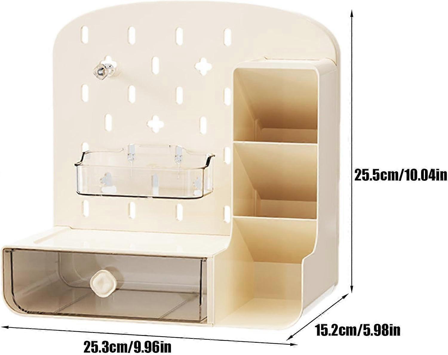 Desk Pegboard, Pegboard for Desk, Desk Stationery Organiser, Divider Desk  Organiser with Pegboard, Display Storage for Dormitory in Home Office Red