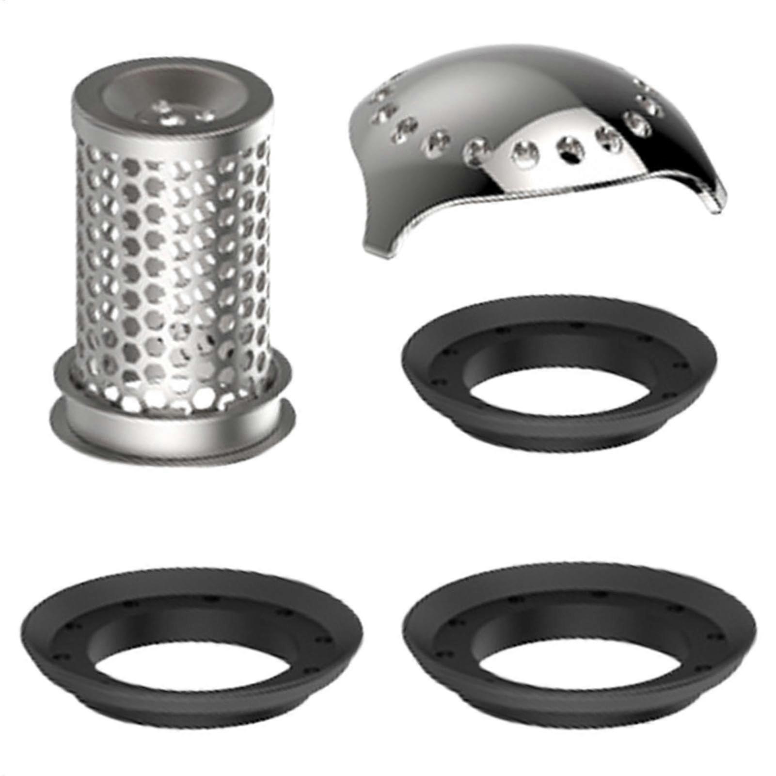 Stainless Drain Filter, Hair Catcher, Blocks Smells, Traps Dirt, Easy to Clean