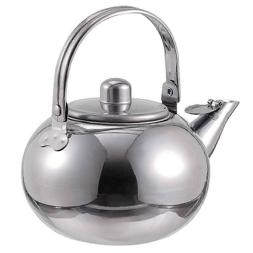 Stainless Steel Tea Kettle Practical Teapot with Built in Filter Screen