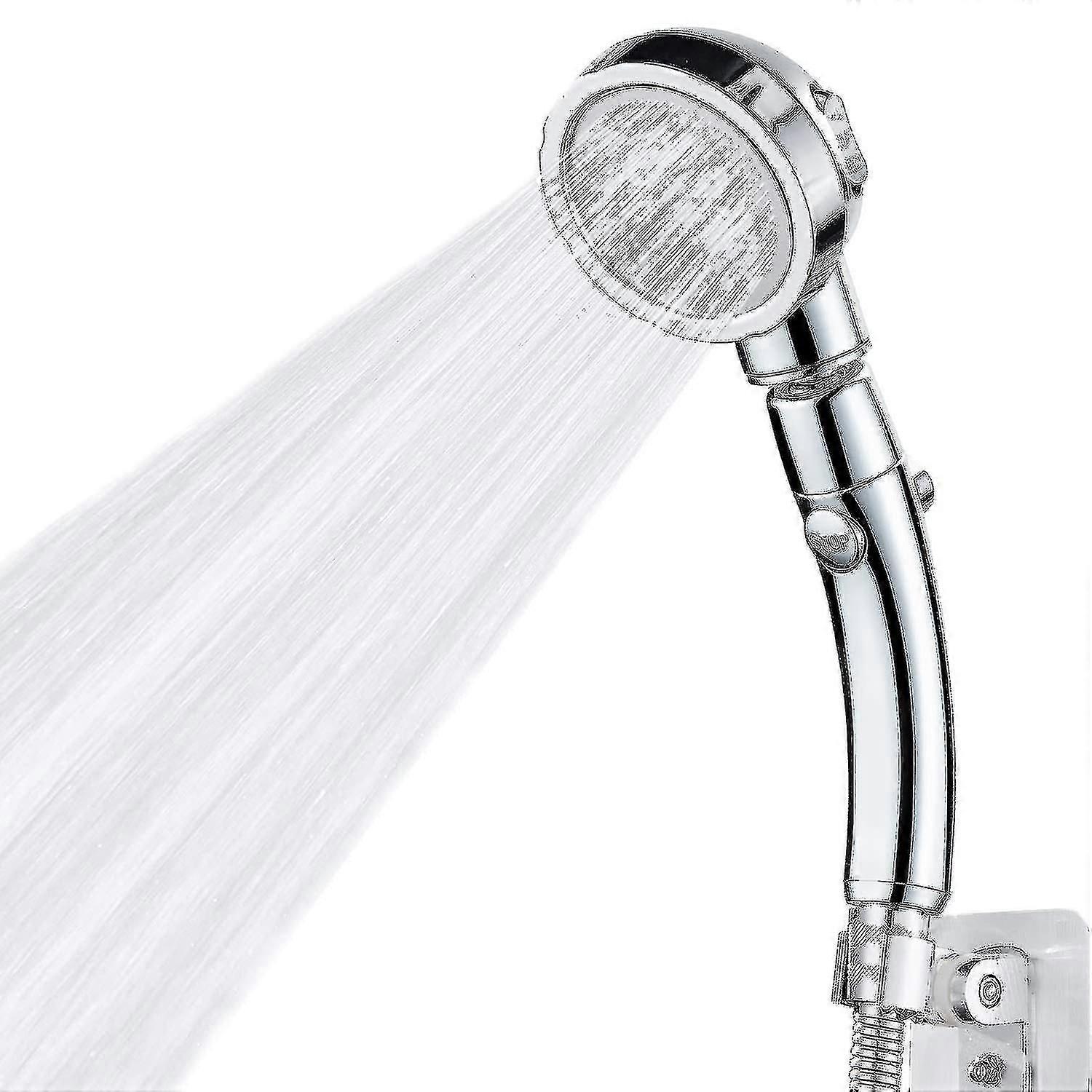 Ducha, cabezal de ducha de mano de alta presión con interruptor de pausa de encendido / apagado