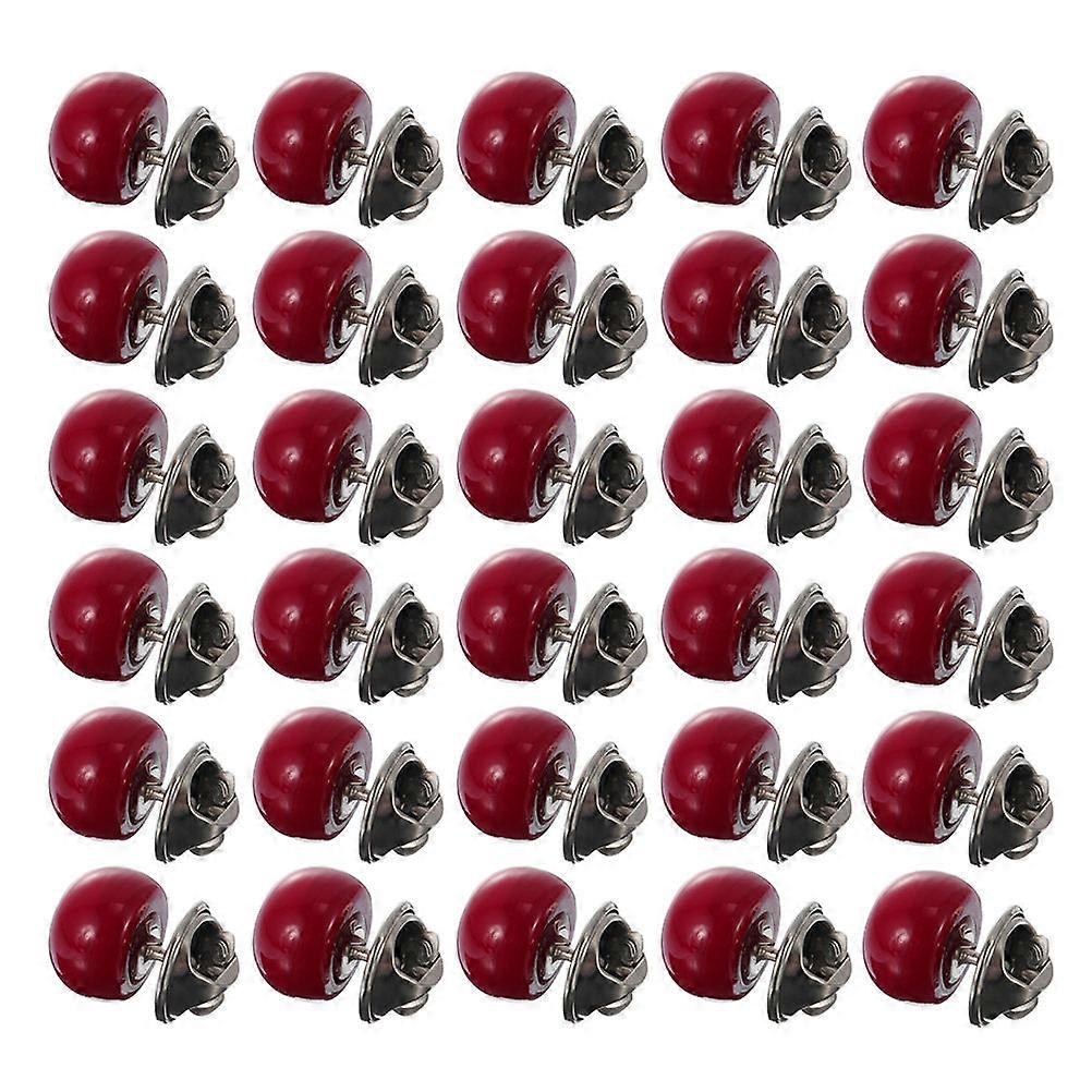 Invisible Buttons All Match Clothes Decoration Accessory Red 2X15X15CM 30Pcs Fine Craftsmanship Decorative Function