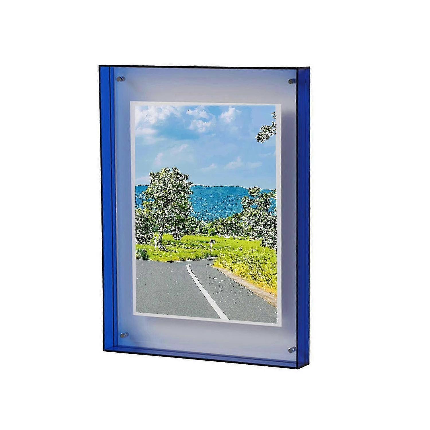 Europe-Specific Floating Acrylic Photo Frame for Home, Office & Gallery Decoration