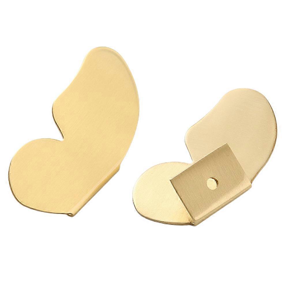 1 Pair Butterfly Brass Pull Handle Furniture Door Handle Drawer Pulls Cabinet Closet Pulls