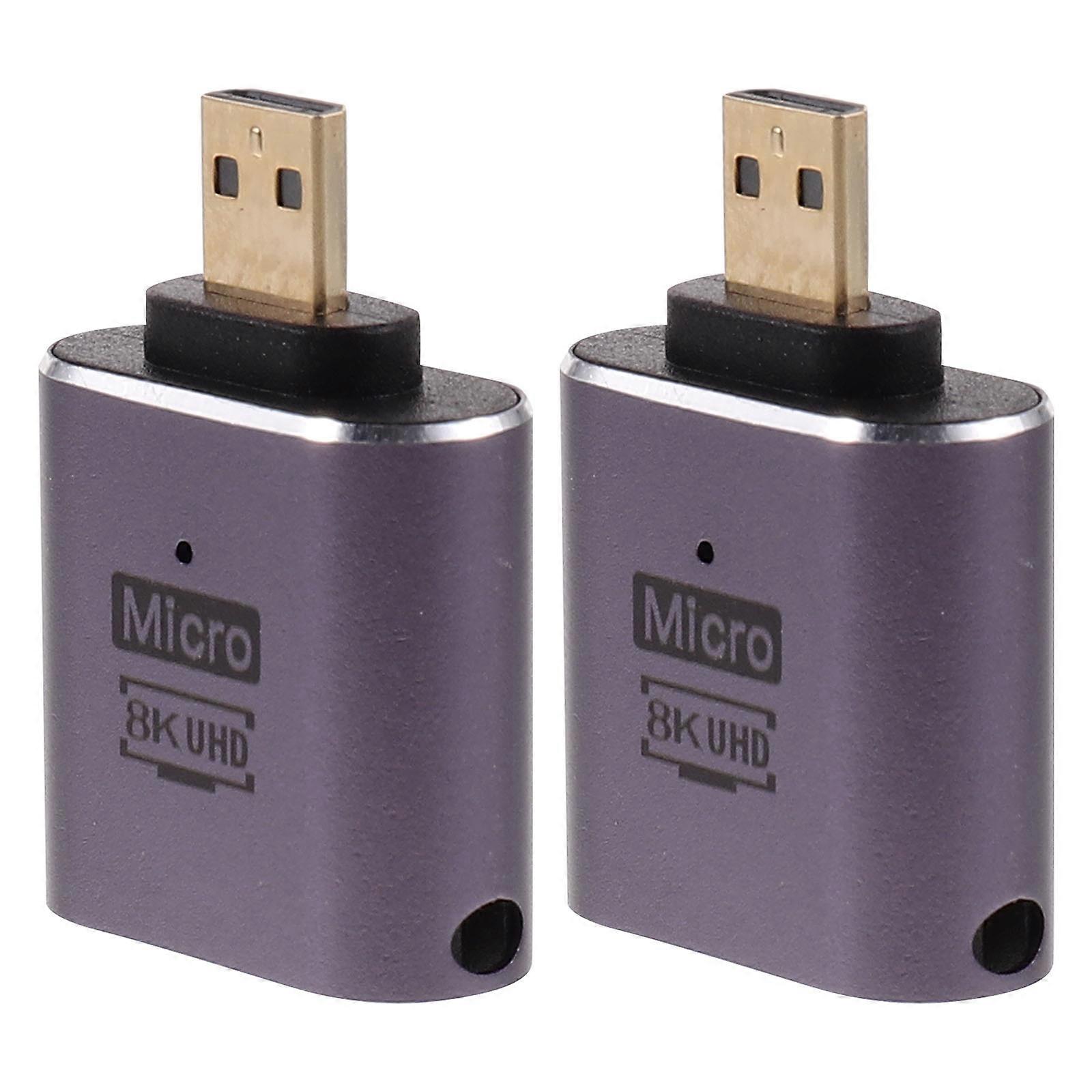 Ethernet Adapter for Computer Multipurpose Video Connector with Male to Female Passthrough 8K HD Transmission