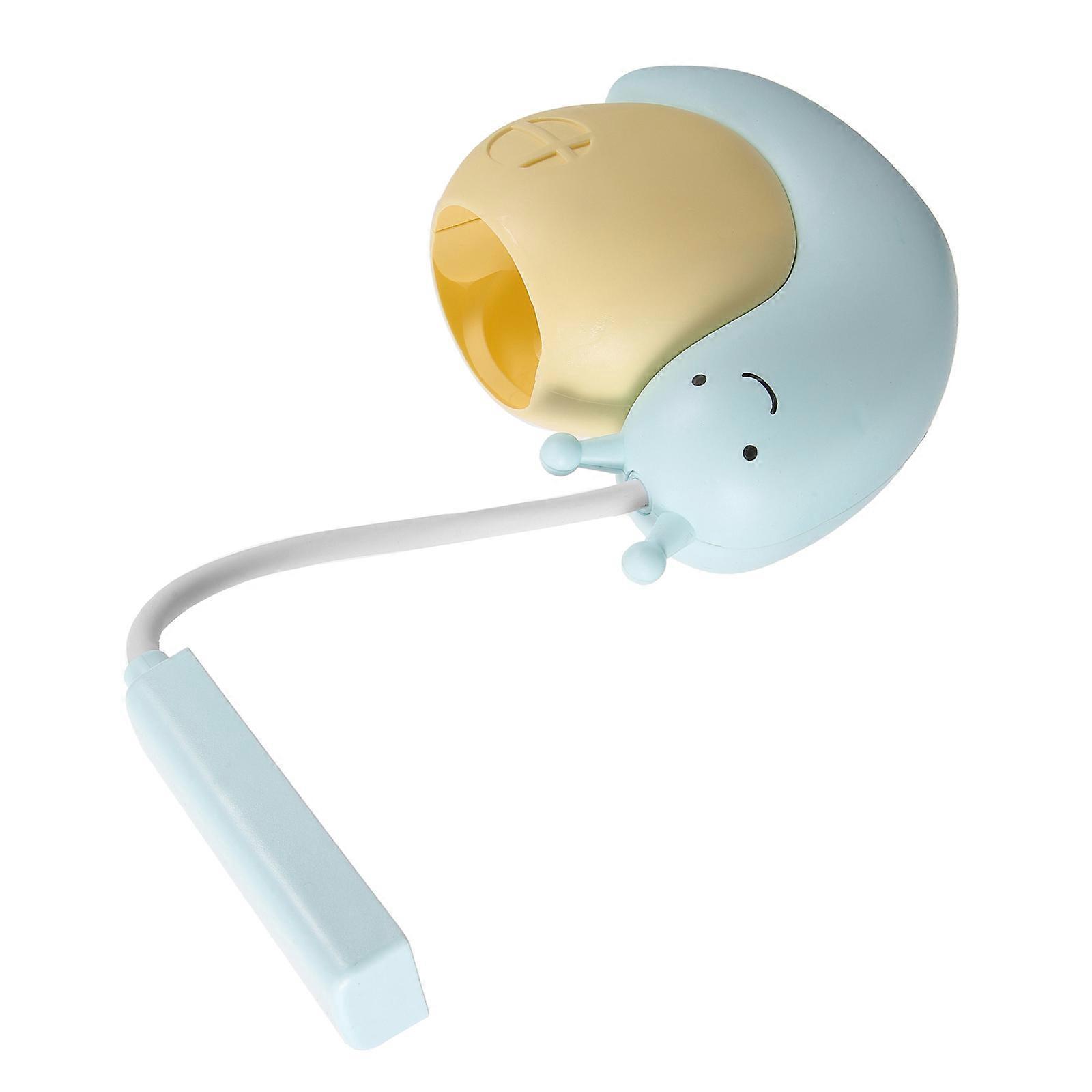 Small Decorative Lamp Study Lamp Rechargeable Table Light Plastic Snail Shape 360 Degree Adjustable 1Pack