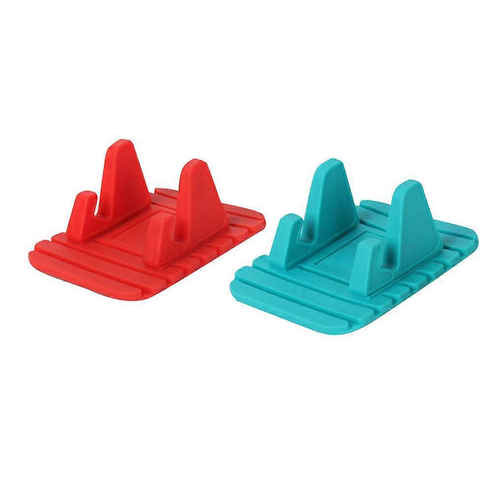 Non Slip Car Phone Holder Stand Shaped Design for Desk and Car Use Made of Silicone Assorted