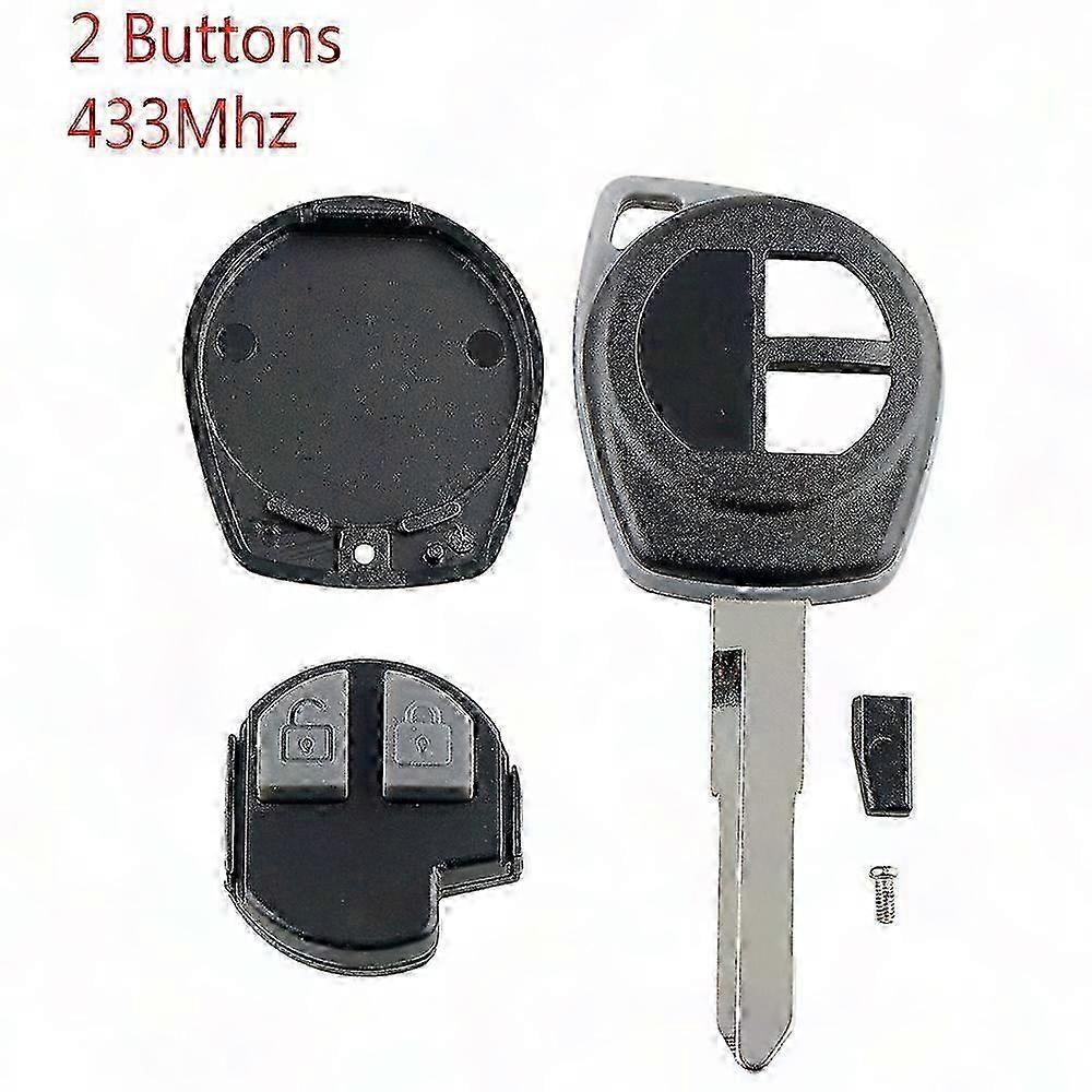 Swift SX4 Alto Jimny Vitara Splash Smart Remote Key 2 Buttons 433MHz 2007-2013
