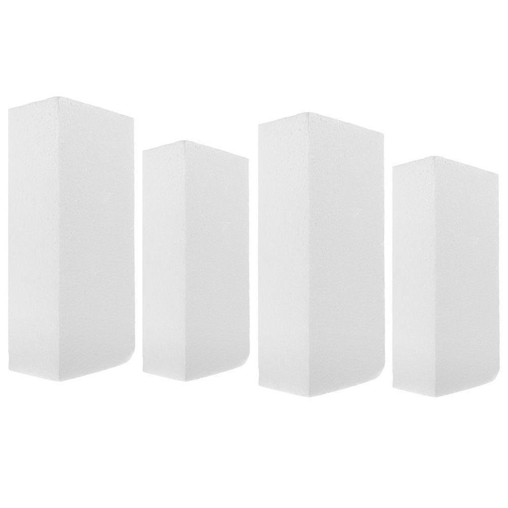 4Pcs Blank Foam Block DIY Crafts Foam Block Handmade Foam Block Model DIY Supply